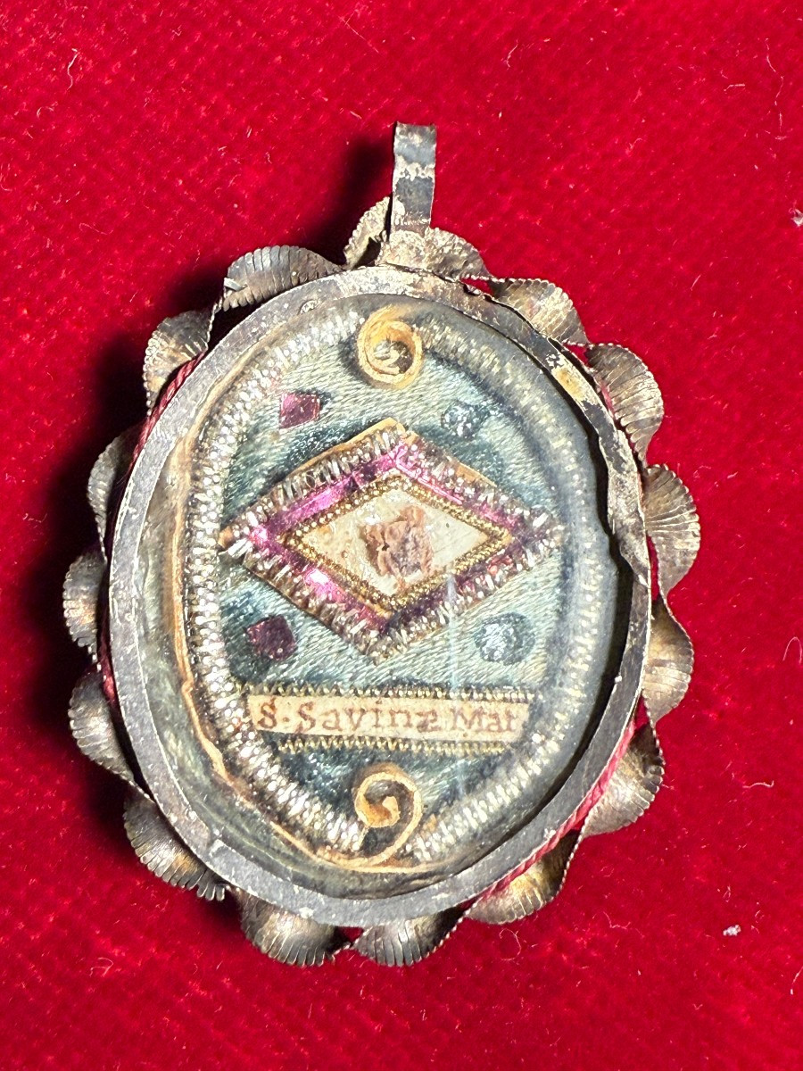 Reliquiario in argento di Santa Savina matrona