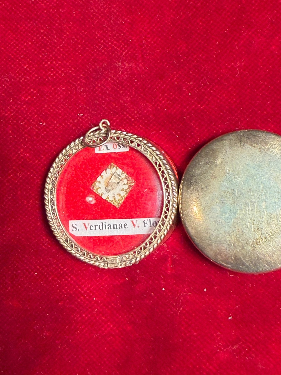 Reliquiario in argento di Santa Verdiana vergine 
