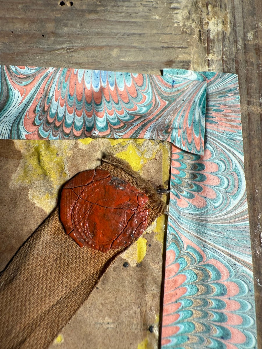 Quadro-reliquiario paperolle con 7 reliquie fra cui la S.Croce di N.S.G.C. -photo-5