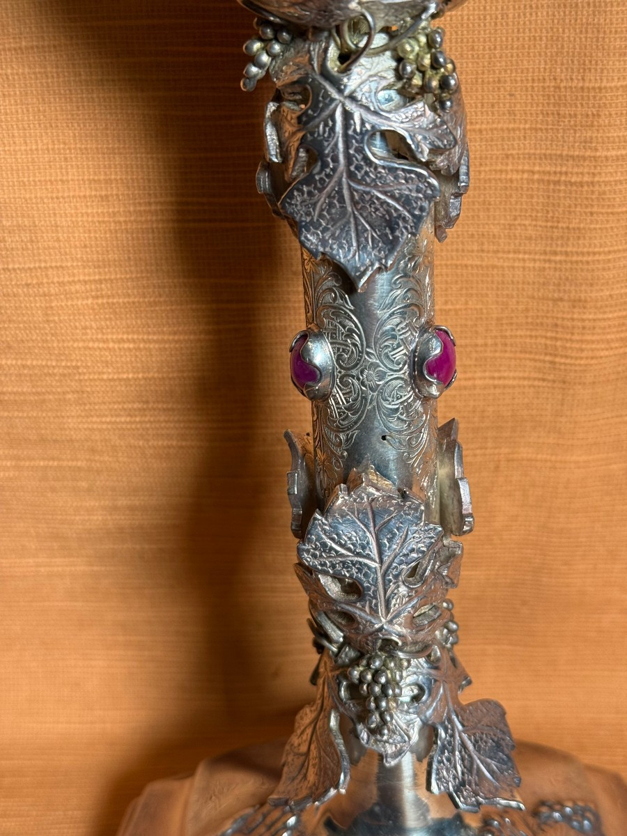 Calice da Messa in argento sbalzato e bulinato -photo-2