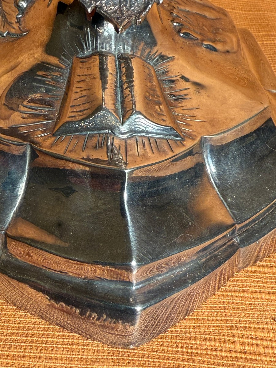 Calice da Messa in argento sbalzato e bulinato -photo-4