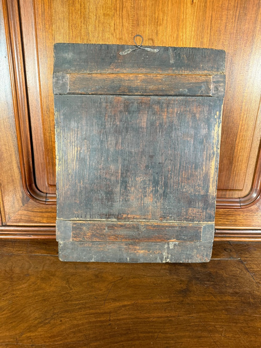 Icona dipinta rappresentante San Givanni Battista fine sec.XVIII° inizi XIX° -photo-3