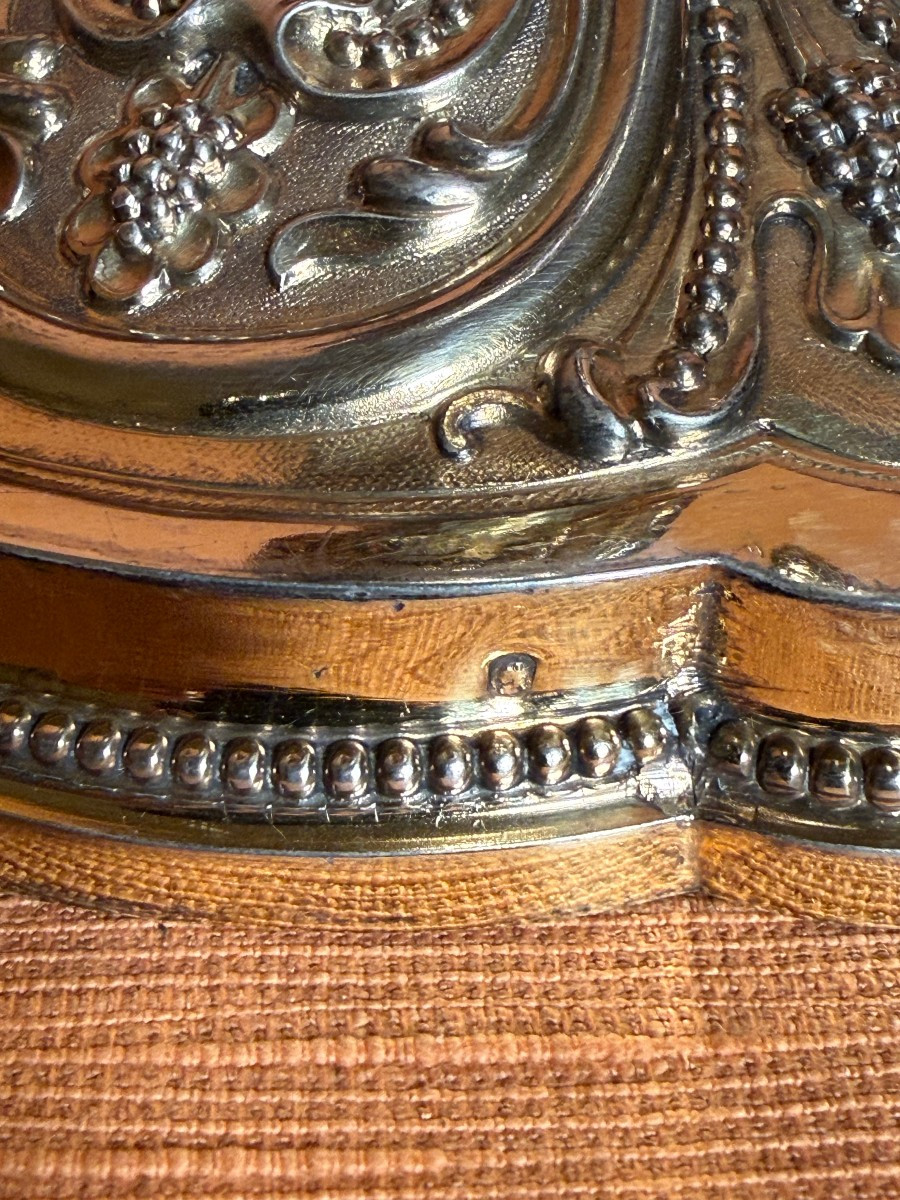 Calice da messa in argento fine XIX° secolo inixi XX°, cesellato e sbalzato in stile gotico -photo-1