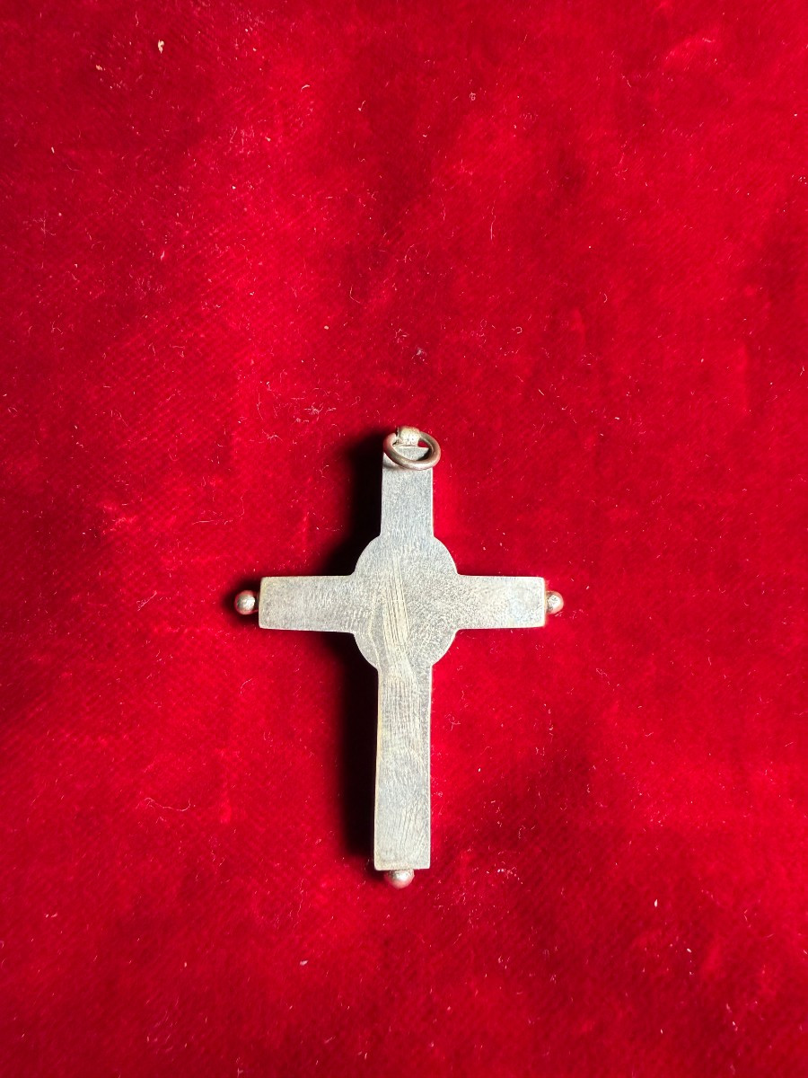 Stauroteca in argento di stile francese  -photo-4