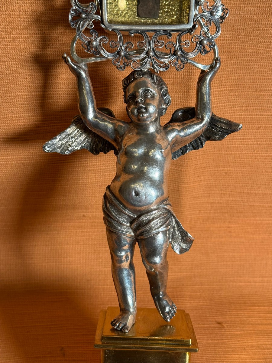 Reliquiario della S.Croce di N.S.G.C. in argento massiccio-photo-3