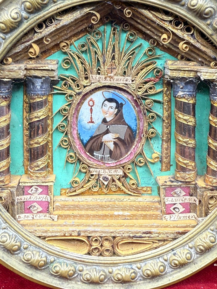 Reliquiario dei S.Pasq. Baylon,Lucia,Gio. della Croce,Filomena e frammento della Croce -photo-2