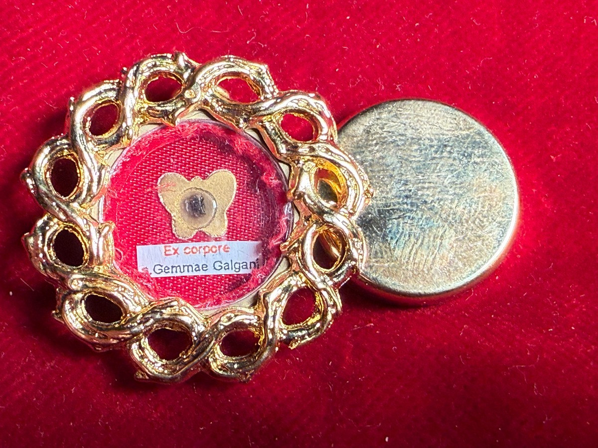 Reliquiario di S.Gemma Galgani con sua Autentica -photo-2