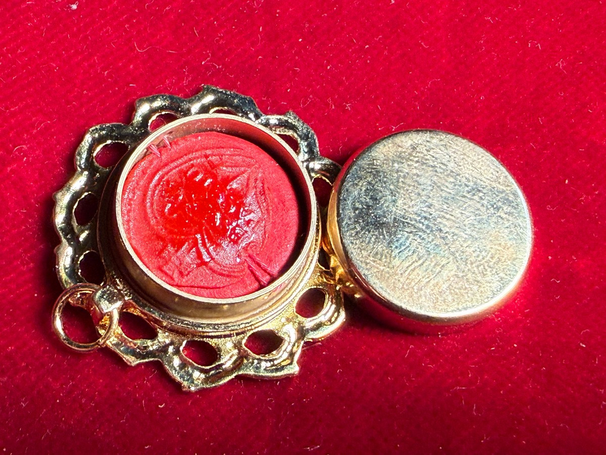 Reliquiario di S.Gemma Galgani con sua Autentica -photo-3