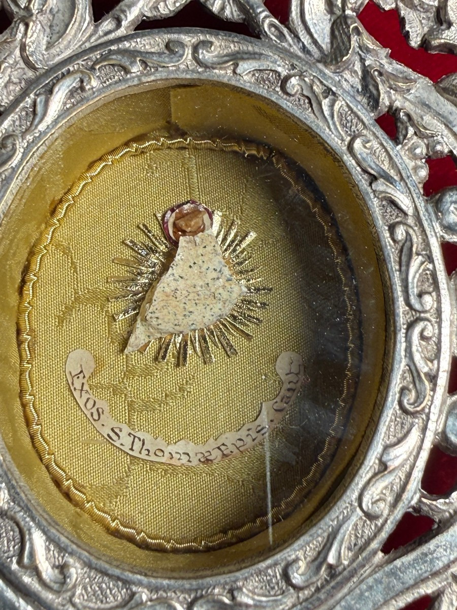 Reliquiario in bronzo argentato di S.Tommaso Vescovo di Canterbury -photo-2