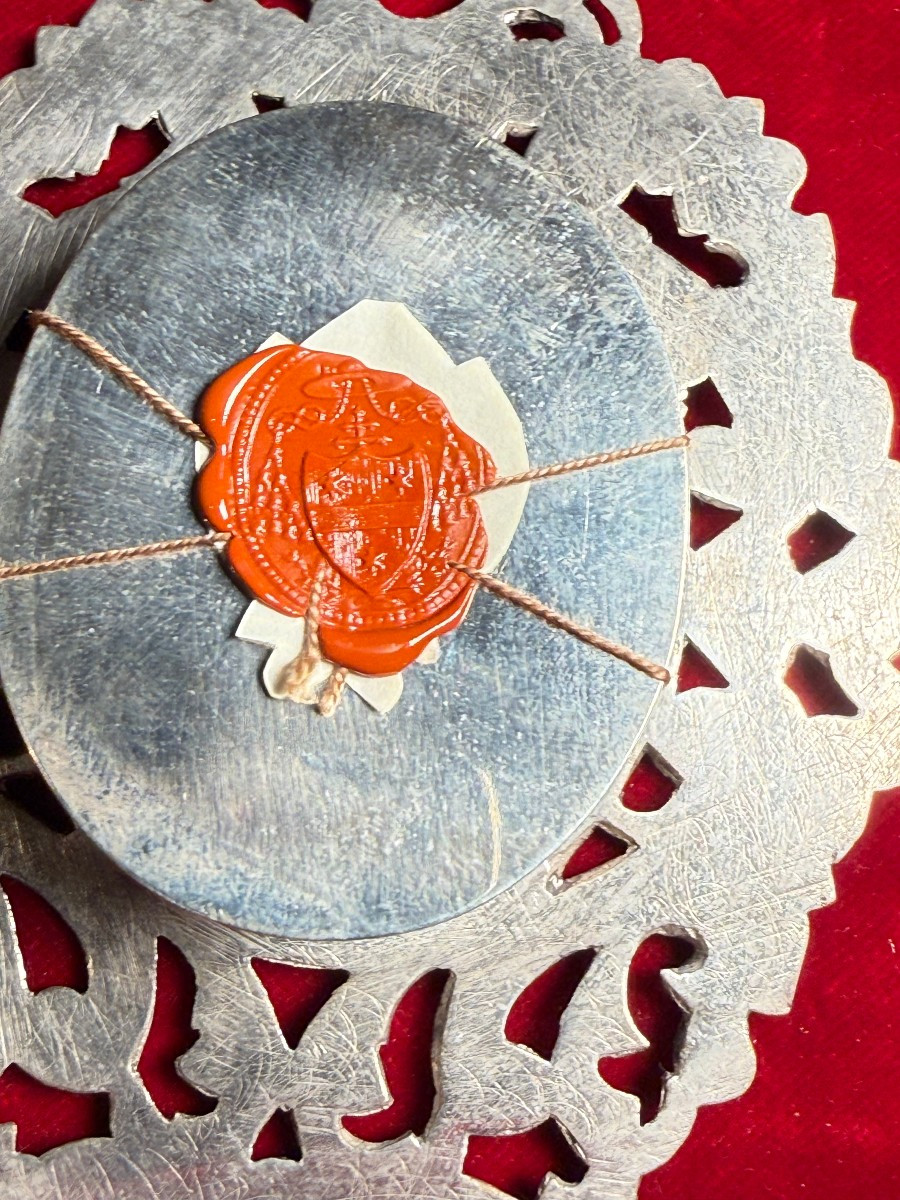 Reliquiario in bronzo argentato di S.Tommaso Vescovo di Canterbury -photo-3