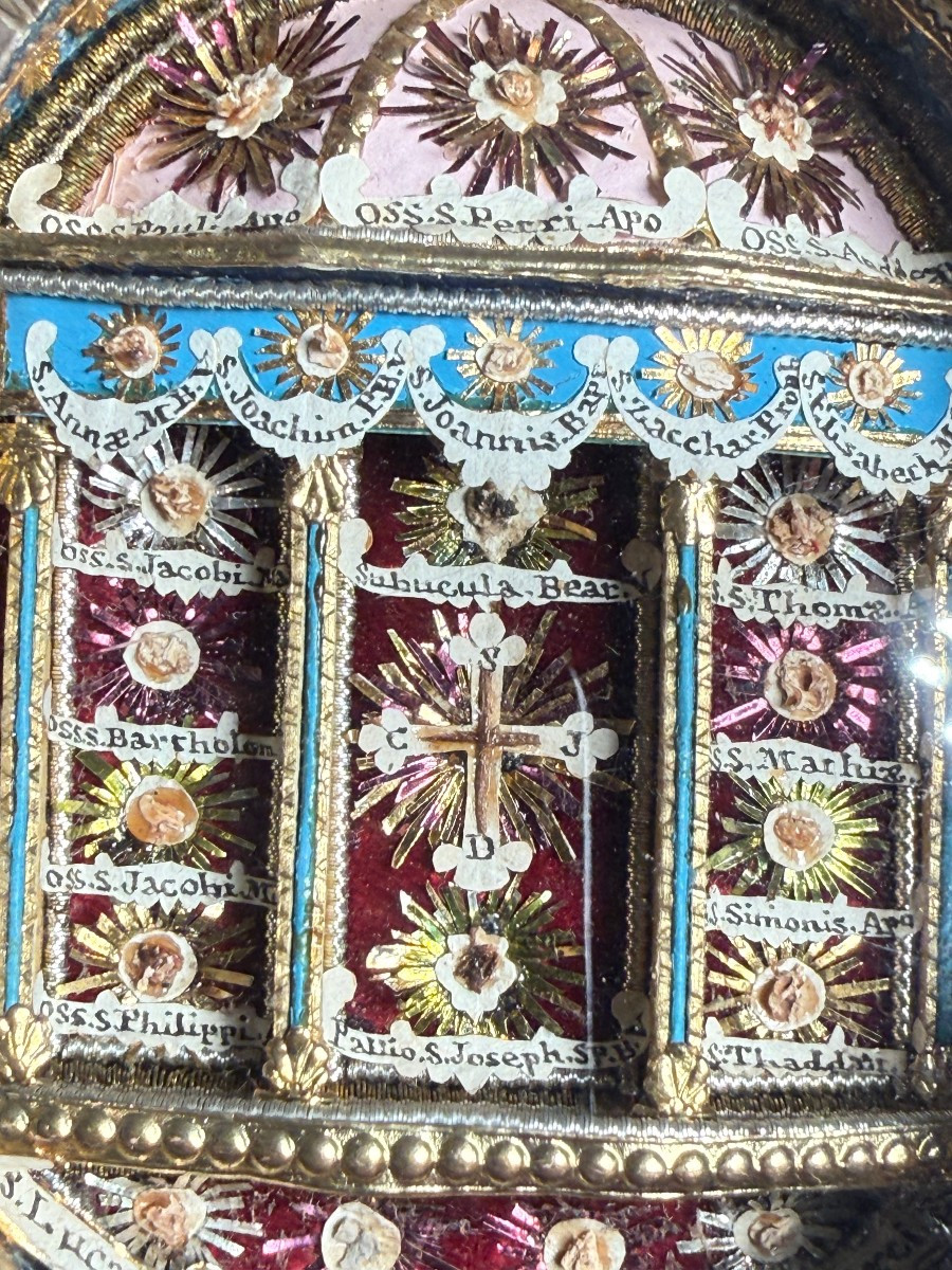 Reliquiario della S.Croce con Apostoli Ev. e altri Santi -photo-2