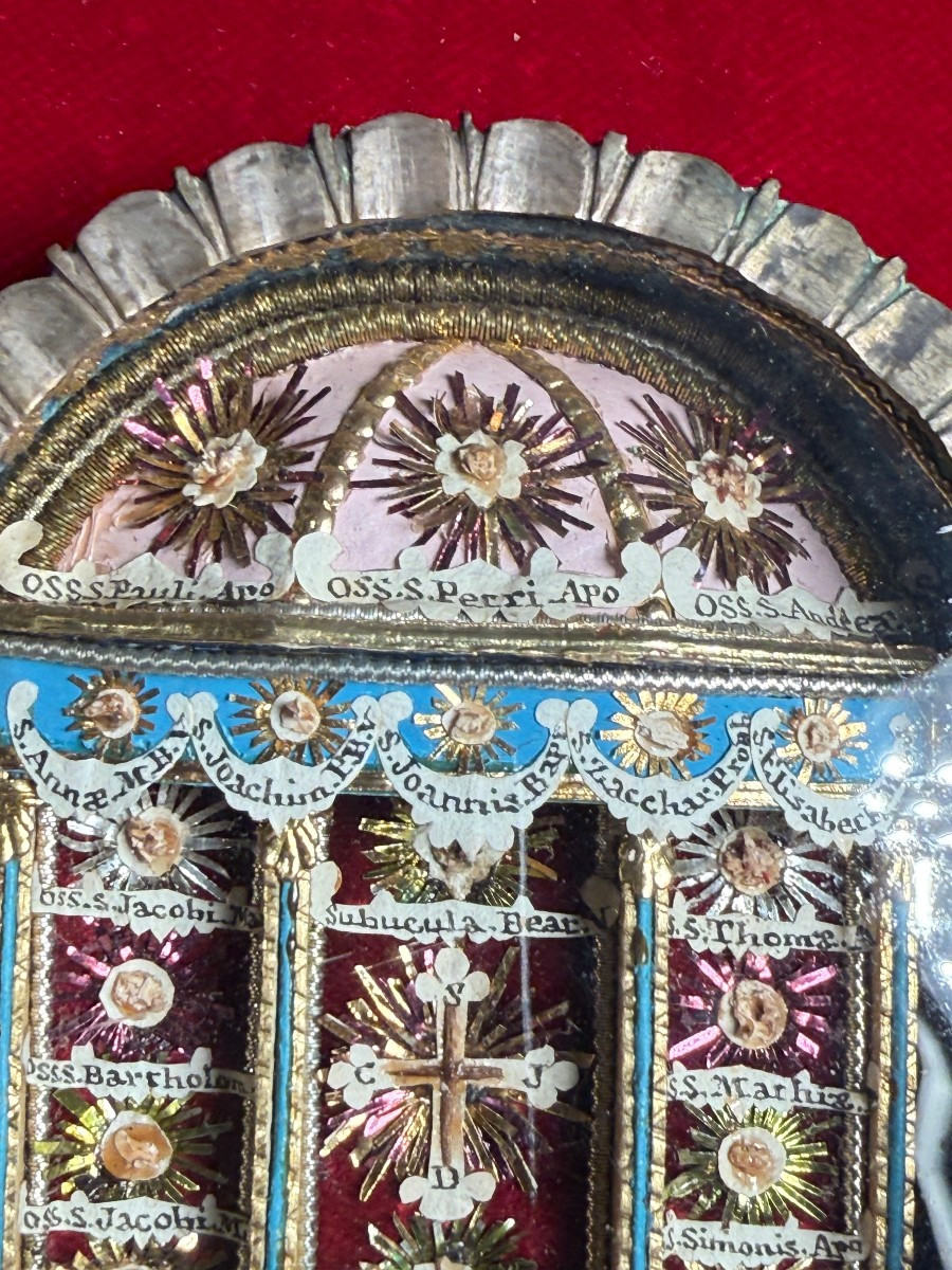 Reliquiario della S.Croce con Apostoli Ev. e altri Santi -photo-3