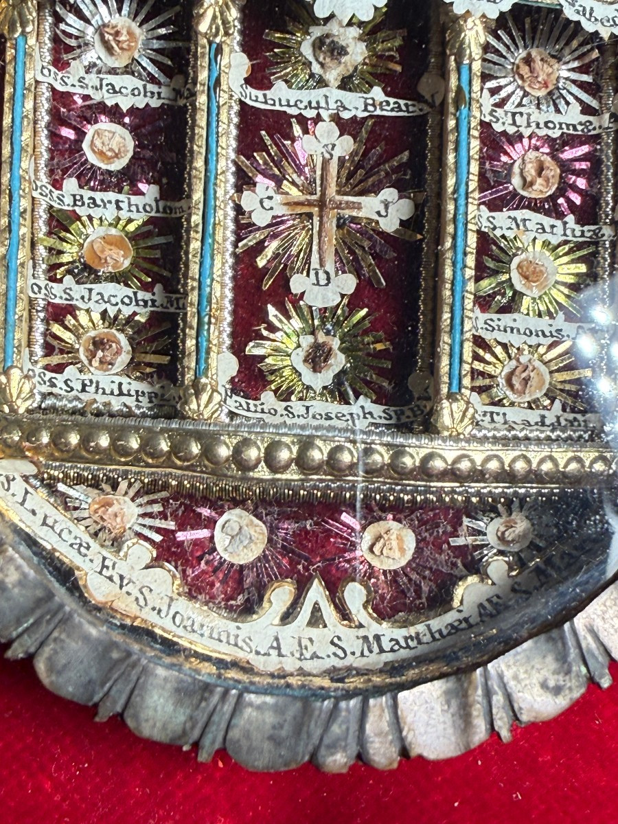 Reliquiario della S.Croce con Apostoli Ev. e altri Santi -photo-4