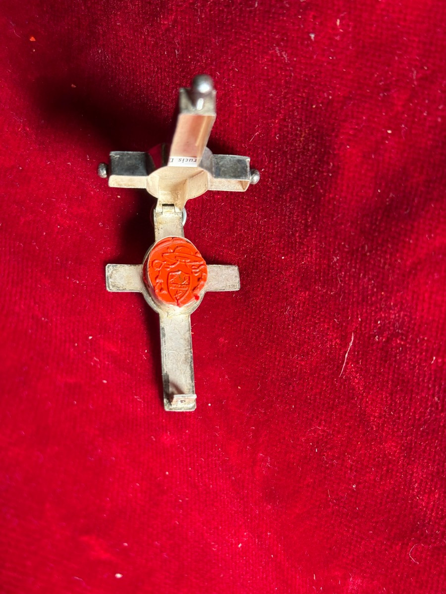 Stauroteca in argento  Dimensioni: 4,5 x 3 cm-photo-3