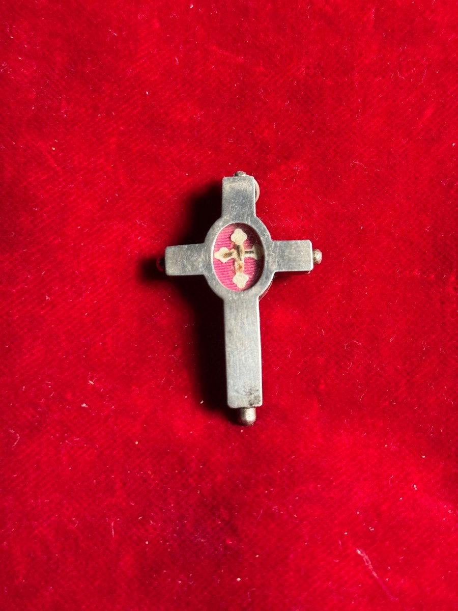 Stauroteca in argento  Dimensioni: 4,5 x 3 cm-photo-4