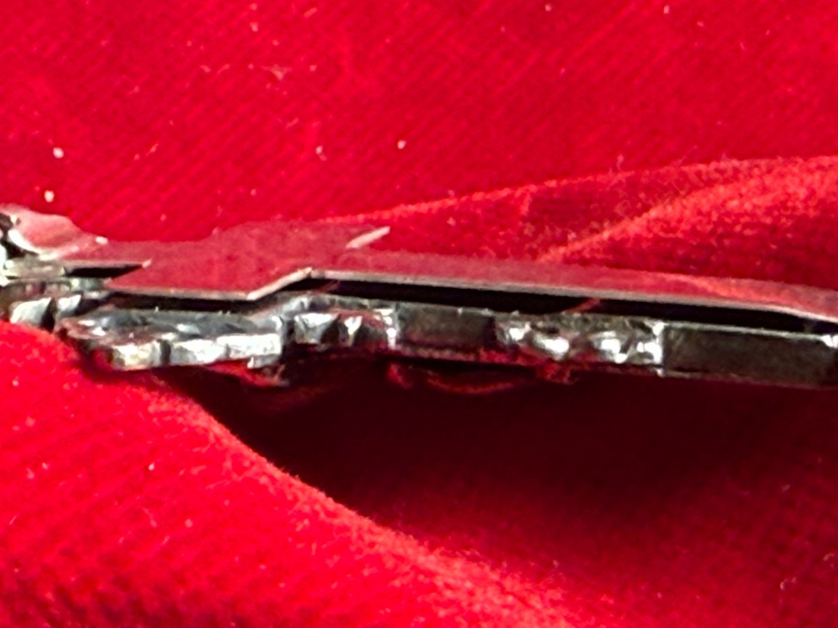 Teca in argento a croce vuota -photo-4