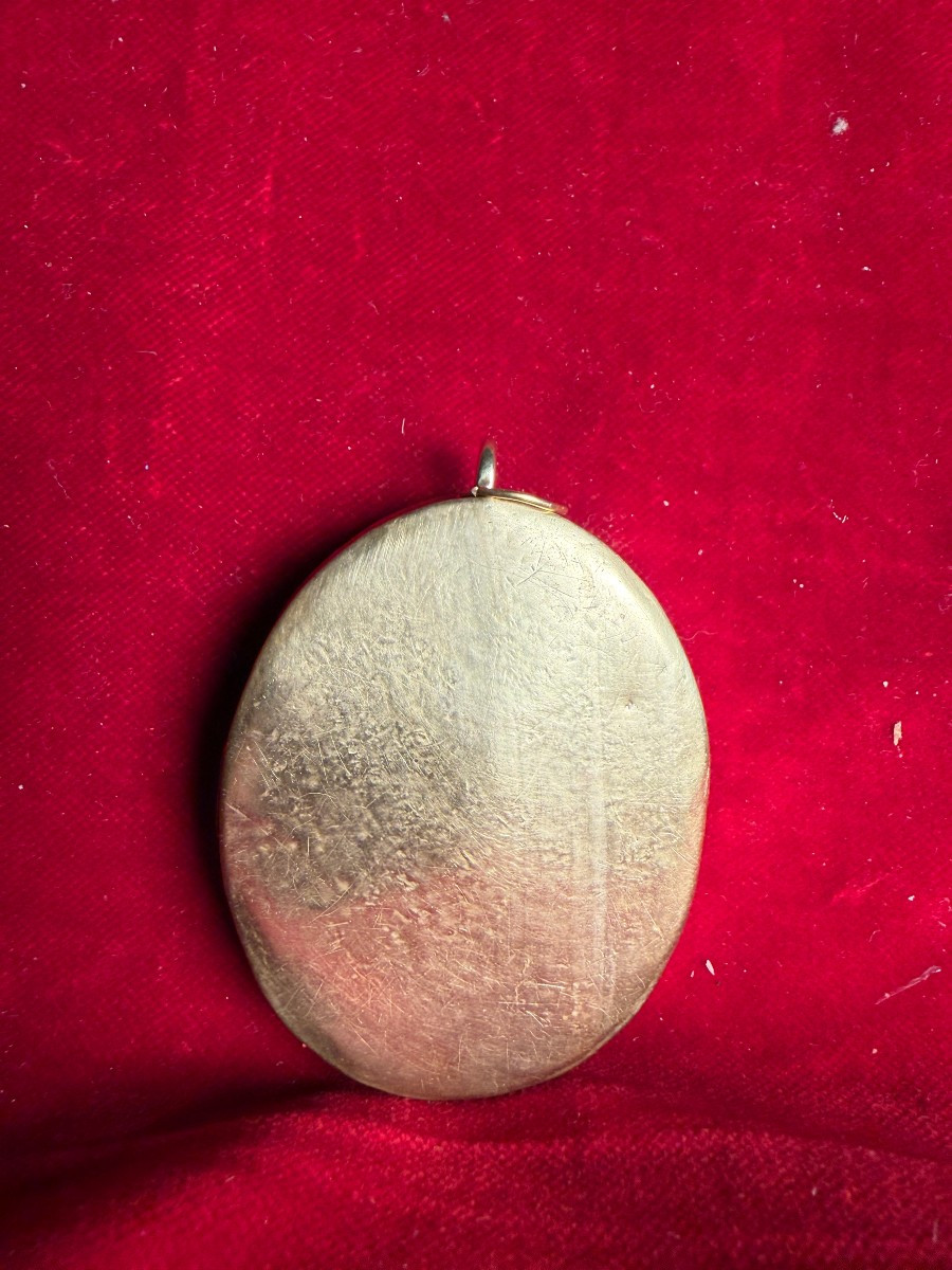 Reliquiario in custodia di bronzo con 8 reliquie compresa la S.Croce di N.S.G.C. -photo-4