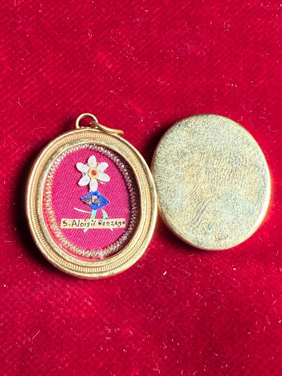 Reliquiario in argento di San Luigi Gonzaga 