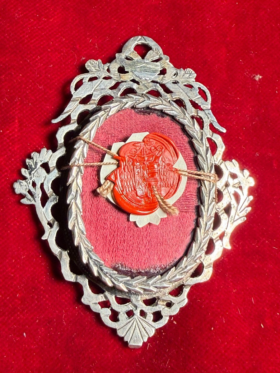 Reliquiario in filigrana d'argento con le reliquie di San Francesco d'Assisi -photo-2