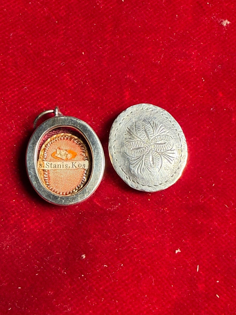Reliquiario in argento di S.Stanislao Kosta 