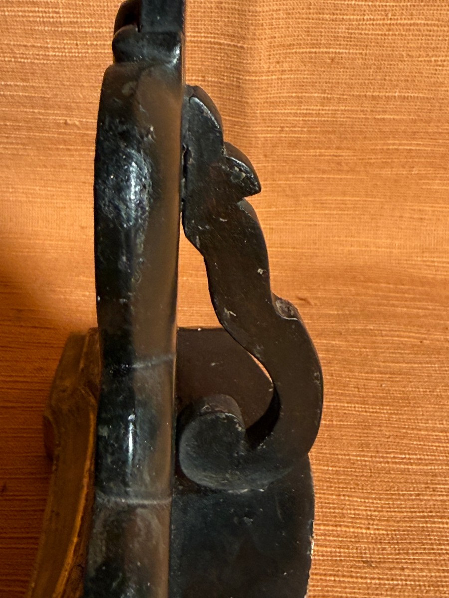 Croce con basamento con capicroce e Cristo in argento e reliquia sulla base-photo-5