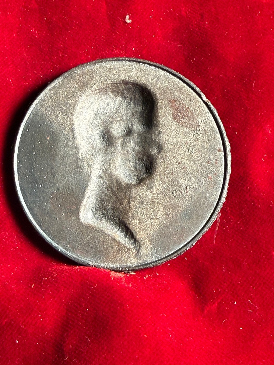 Medaglia commemorativa in bronzo del Granduca Leopoldo II° di Lorena detto "Canapone"-photo-2