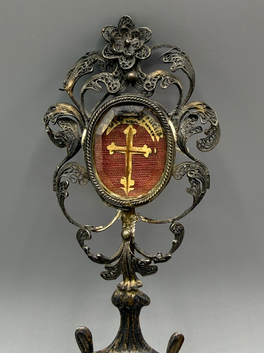 Reliquiario in filigrana d'argento della S.Croce-photo-2