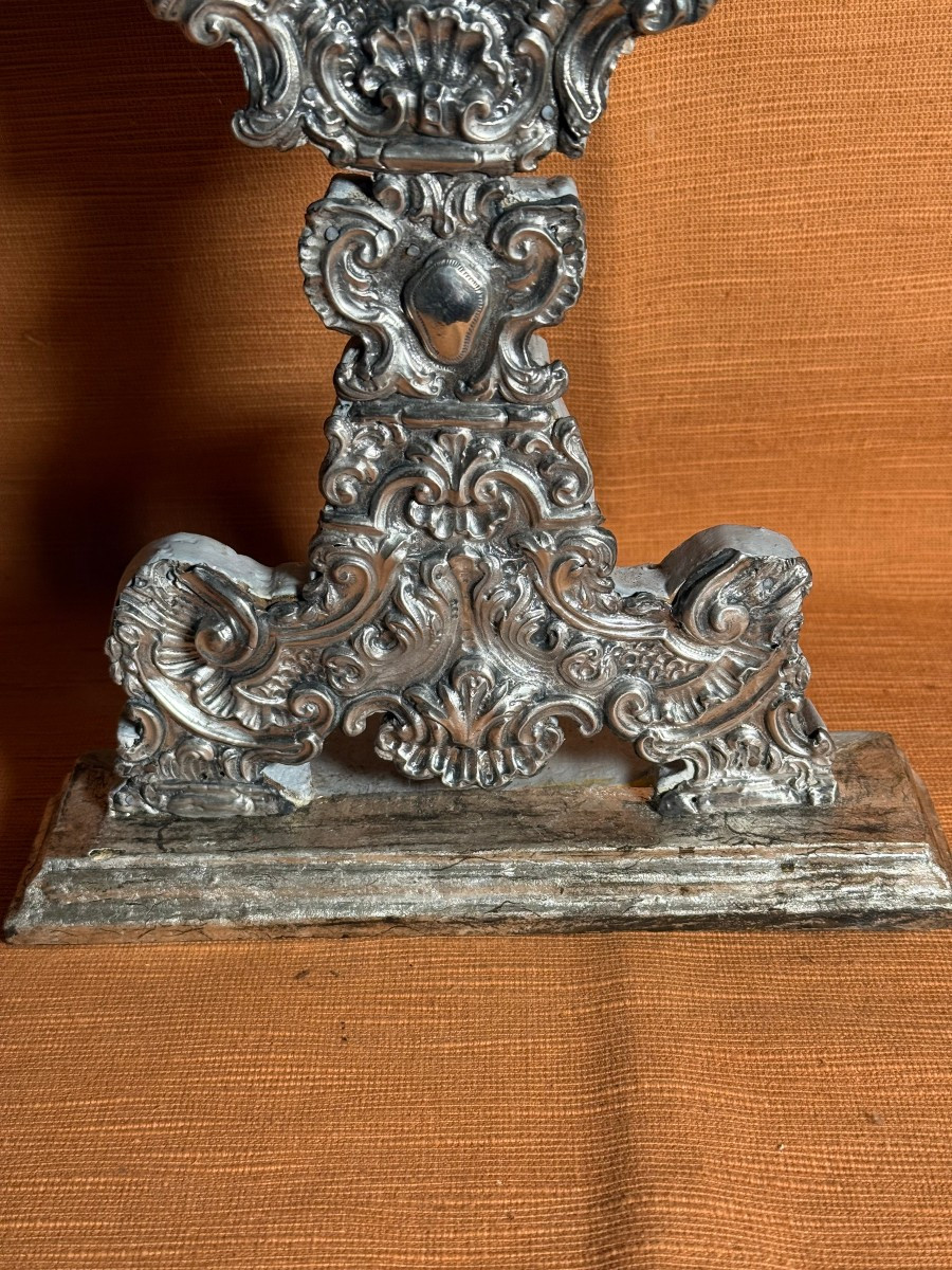 Reliquiario in metallo argentato dei Santi Pietro d'Alcantara e Antonio da Padova  -photo-4