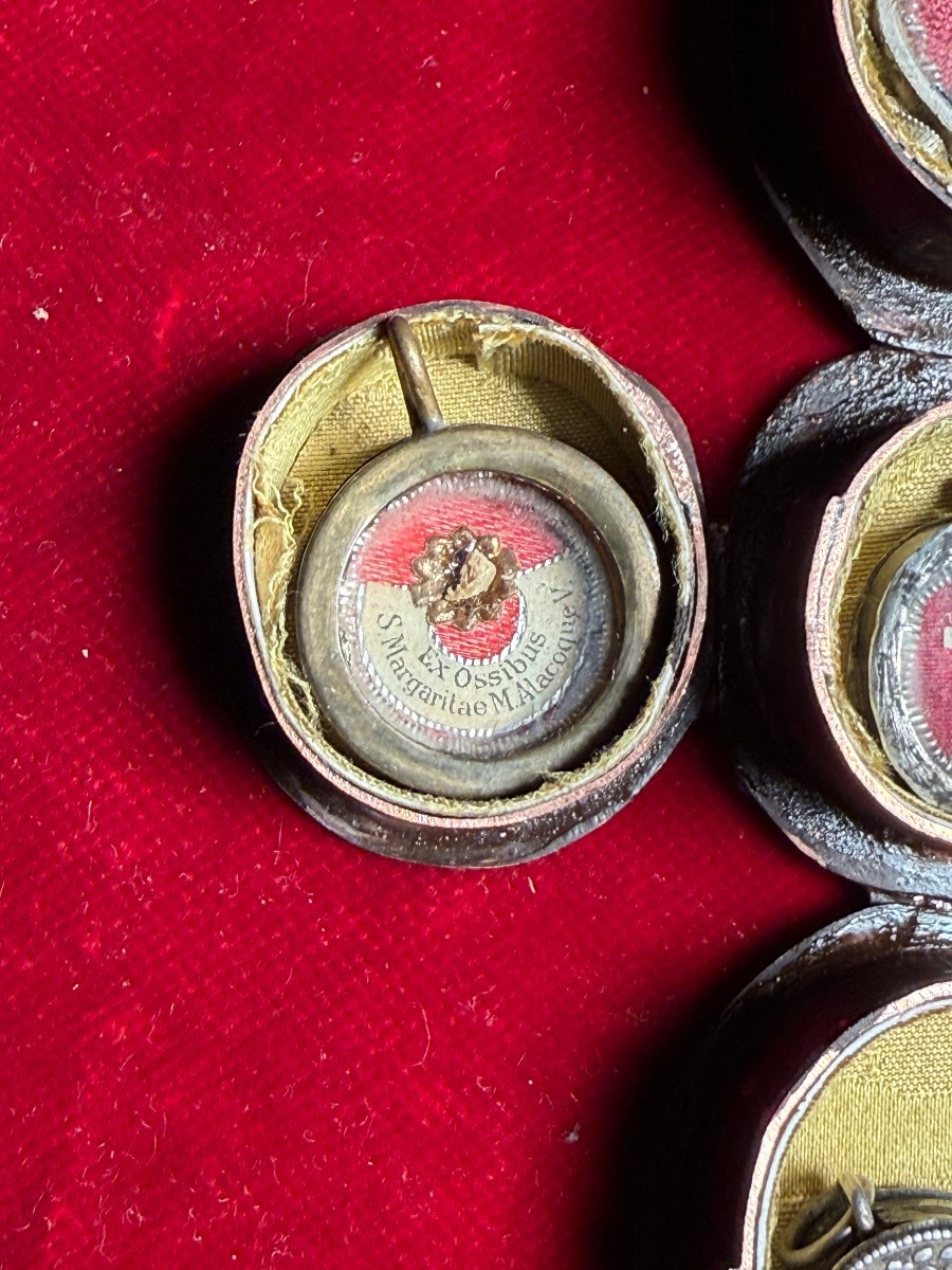 Portareliquie con 5 reliquie di vari santi-photo-3