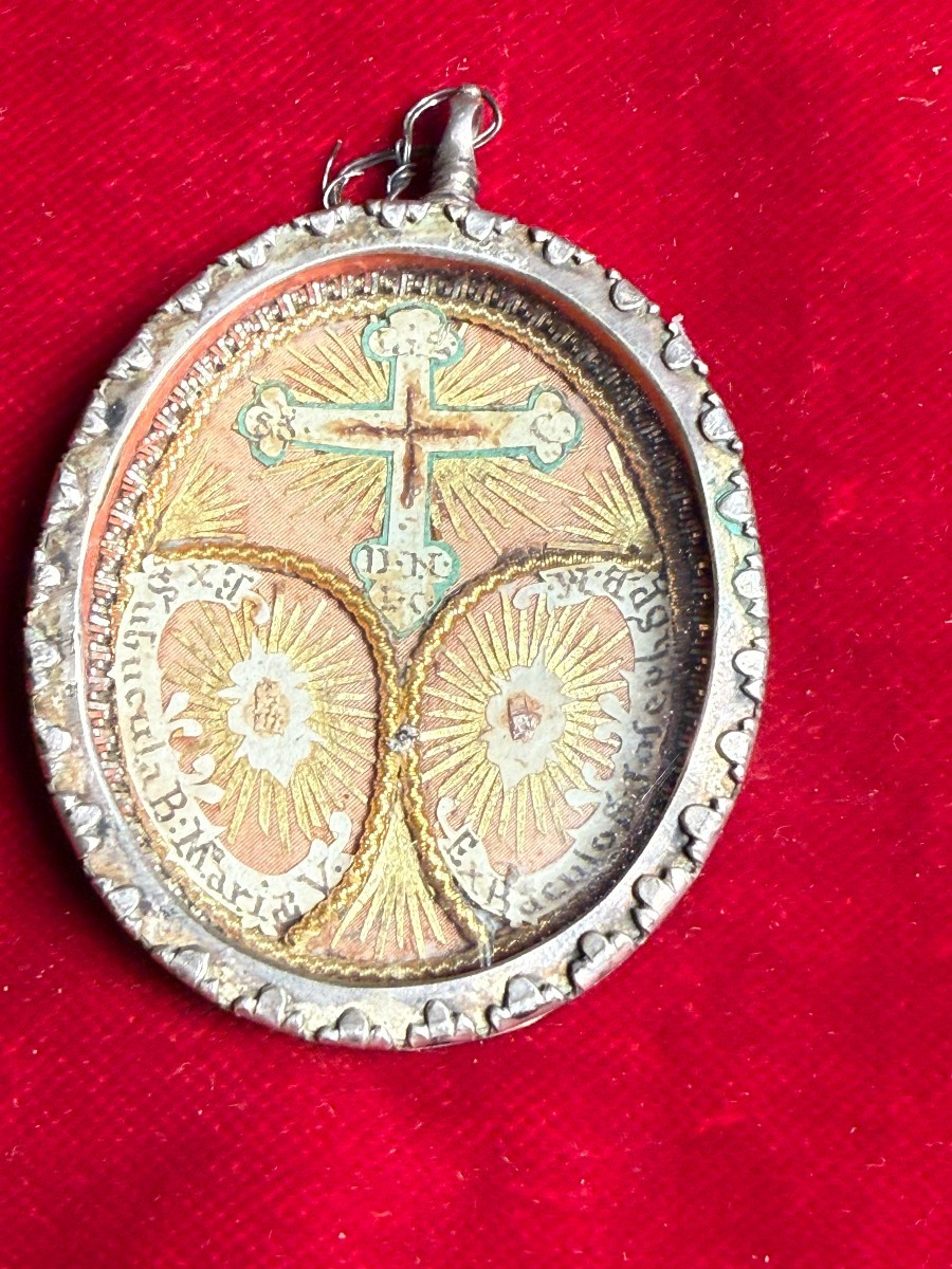 Reliquiario della S.Croce della veste della B.V.M e del bastone di S.Giuseppe 