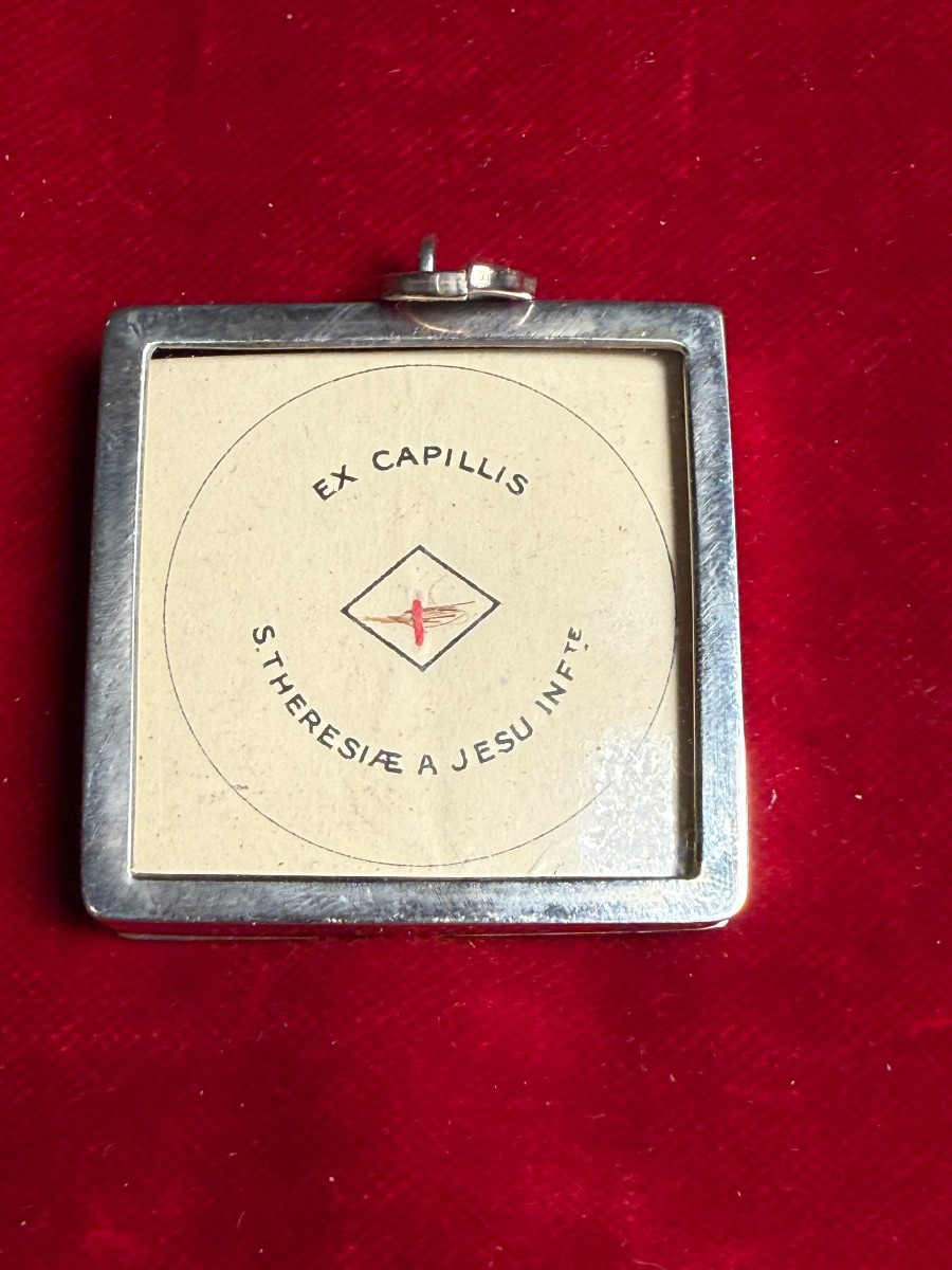 Reliquiario in argento di S.Teresina del Bambin Gesù