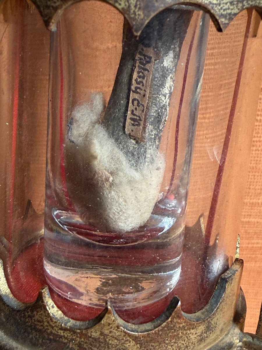 Reliquiario in bronzo di stile gotico con la reliquia di S.Biagio Vescovo -photo-2