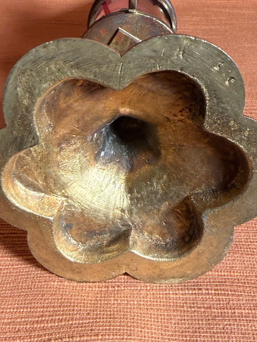 Reliquiario in bronzo di stile gotico con la reliquia di S.Biagio Vescovo -photo-1