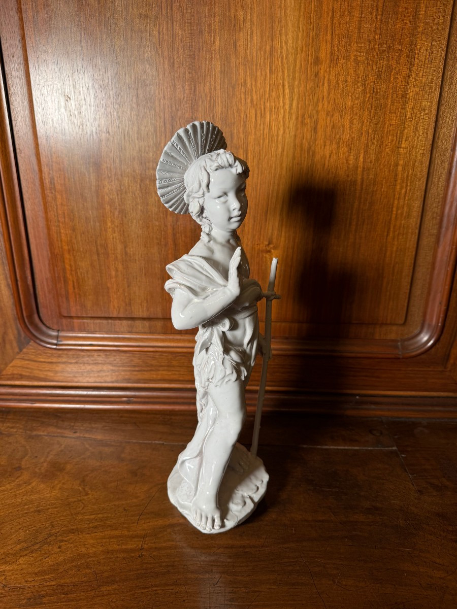 Statuetta in terracotta smaltata di S.Giovanni Battista -photo-4