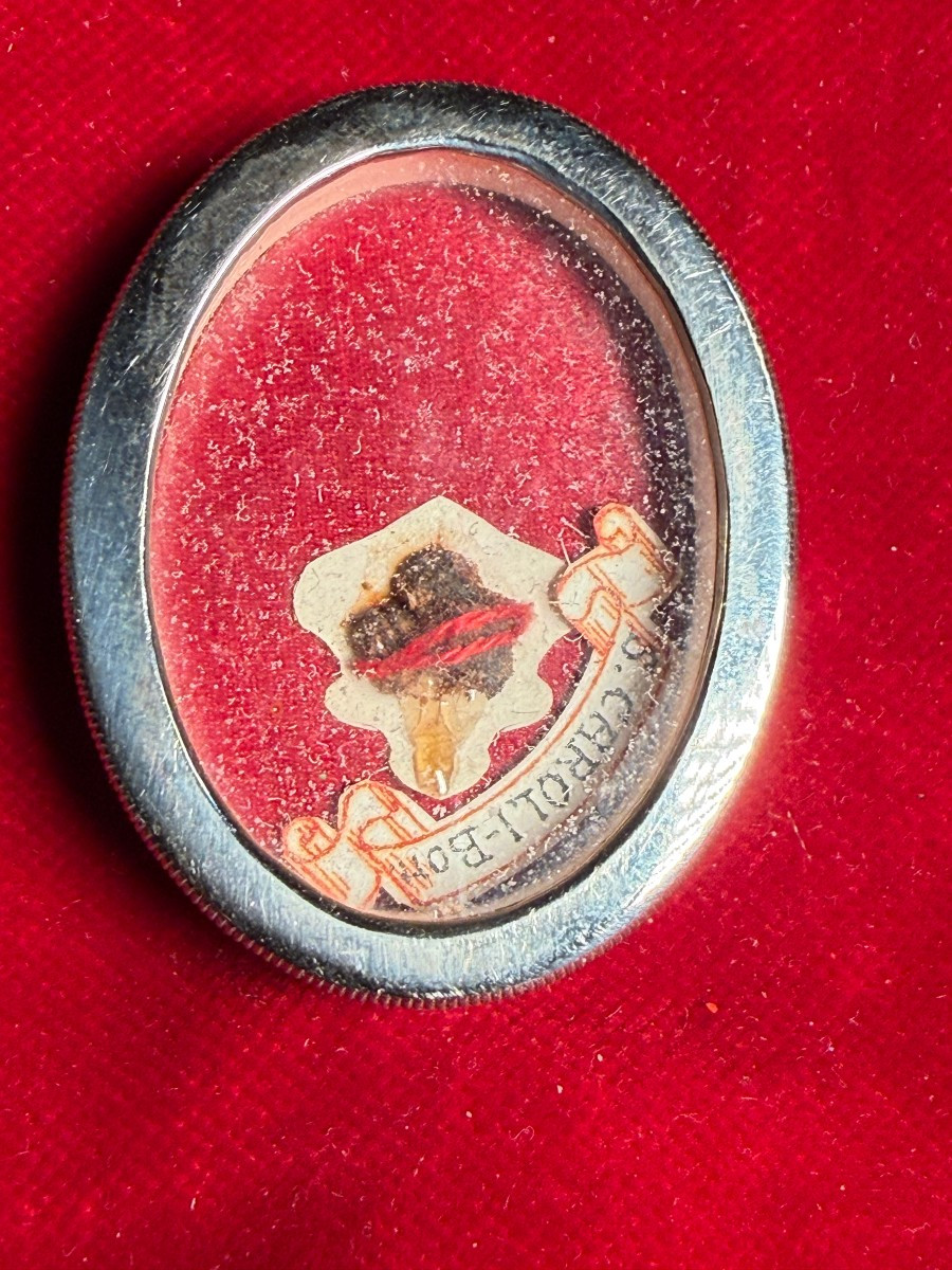 Reliquiario in argento di San Carlo Borromeo