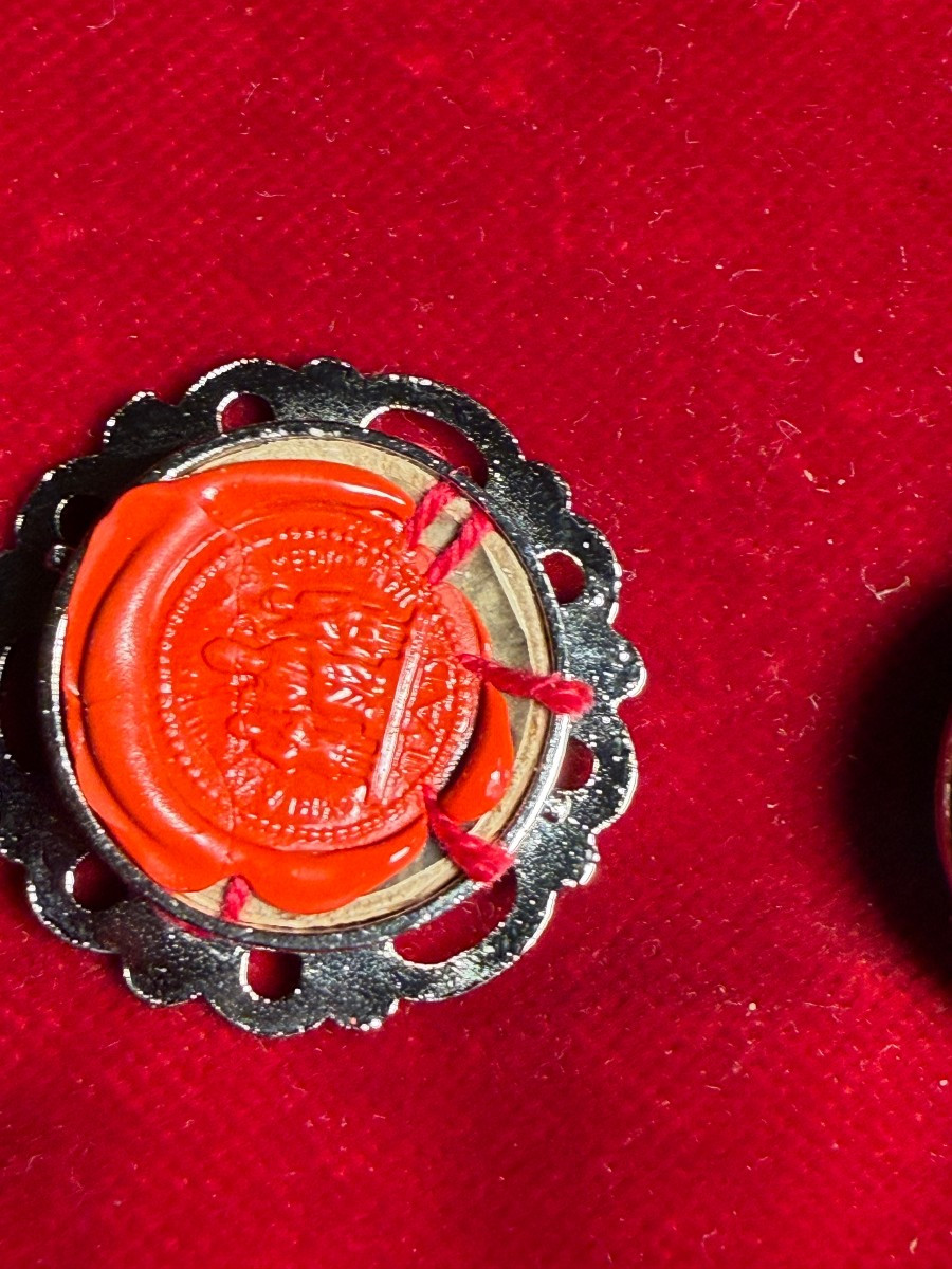 Reliquiario con reliquie di 4 santi -photo-3