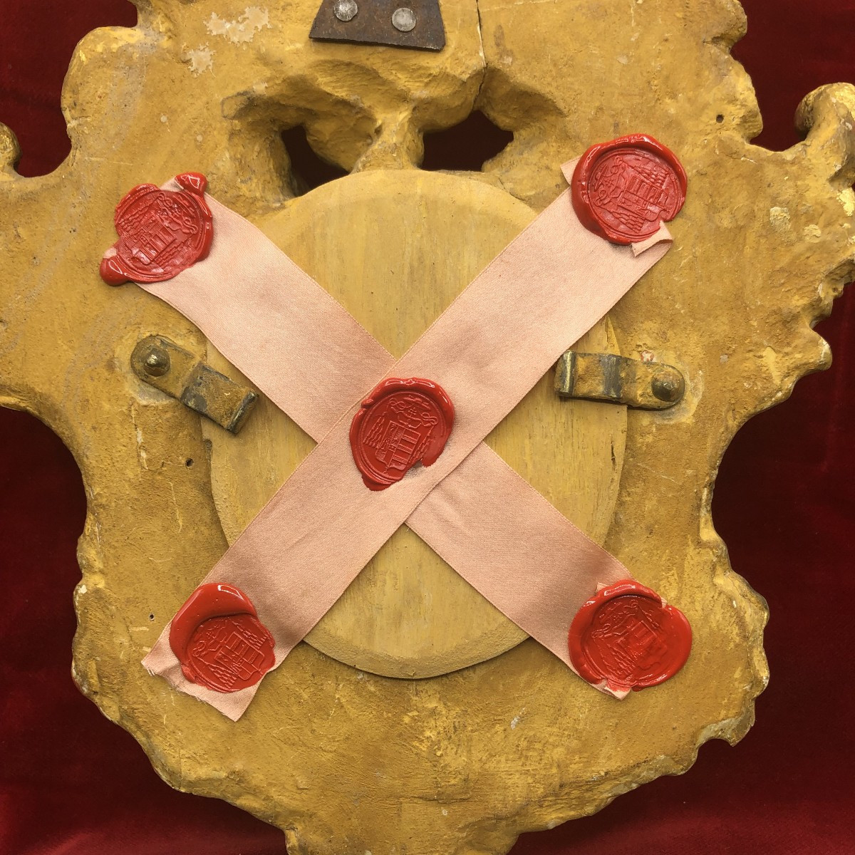 Reliquiario di S.Felice Papa III° oggetto del XVIII° intagliato e dorato ad oro zecchino-photo-4