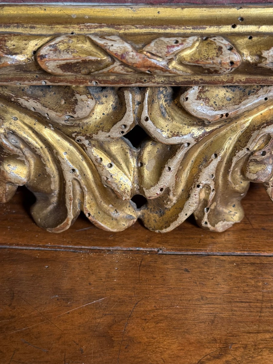 Reliquiario dei Santi martiri catacombali oggetto del XVIII° intagliato e dorato ad oro zecchin-photo-4