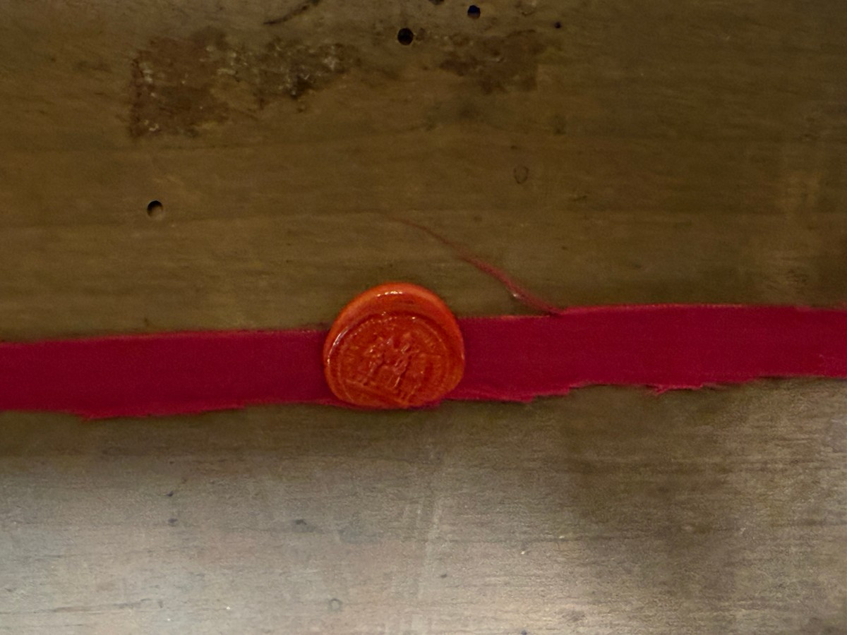 Reliquiario dei Santi martiri catacombali oggetto del XVIII° intagliato e dorato ad oro zecchin-photo-5