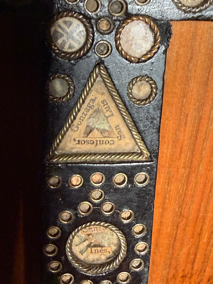 Stauroteca spagnola  della metà '600  con sua reliquia della S.Croce al centro del reliquiario -photo-4