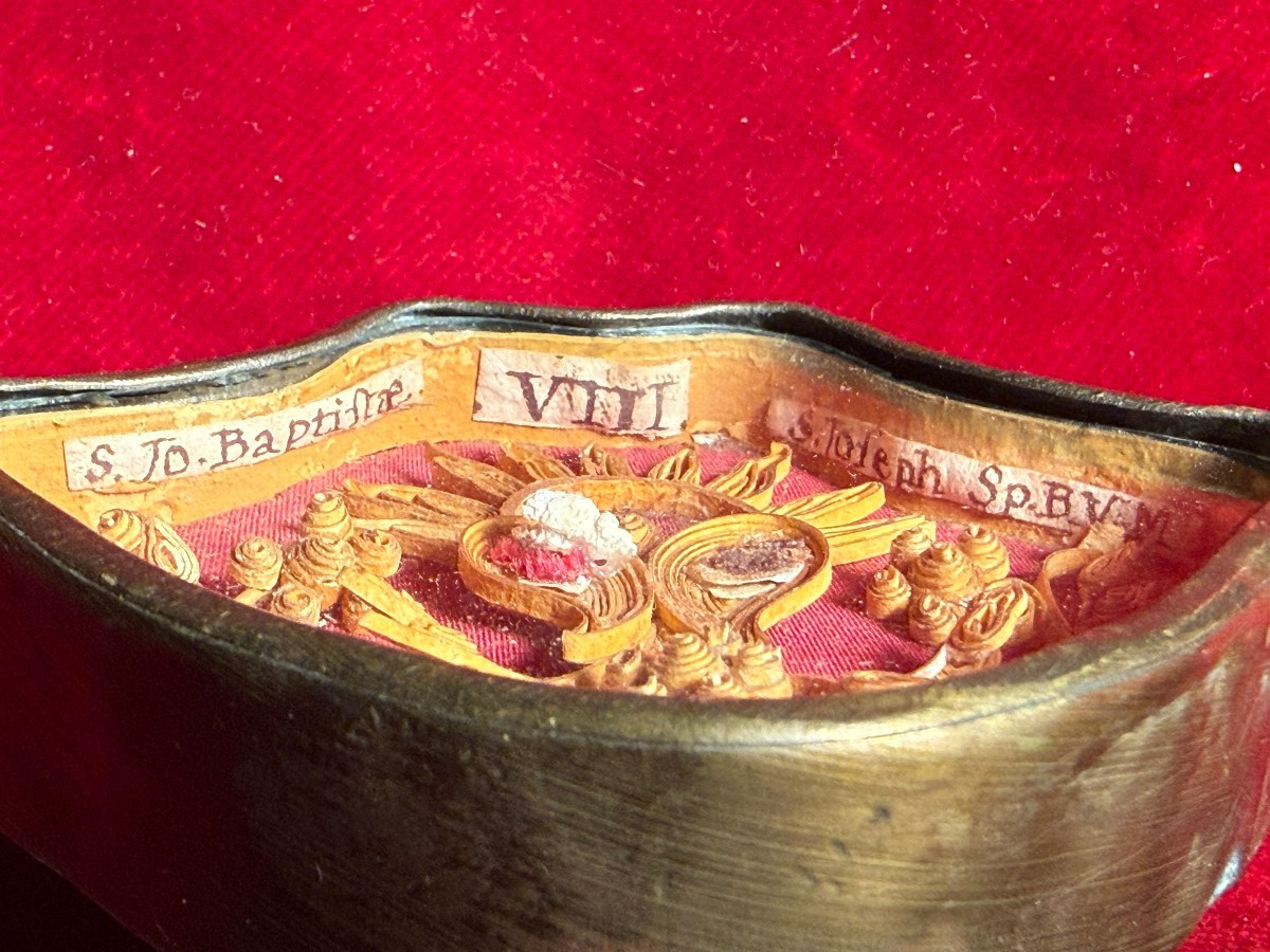 Reliquiario contenente le reliquie di S.Gio.Batt. e S.Giuseppe Sposo della B.V.M.-photo-2