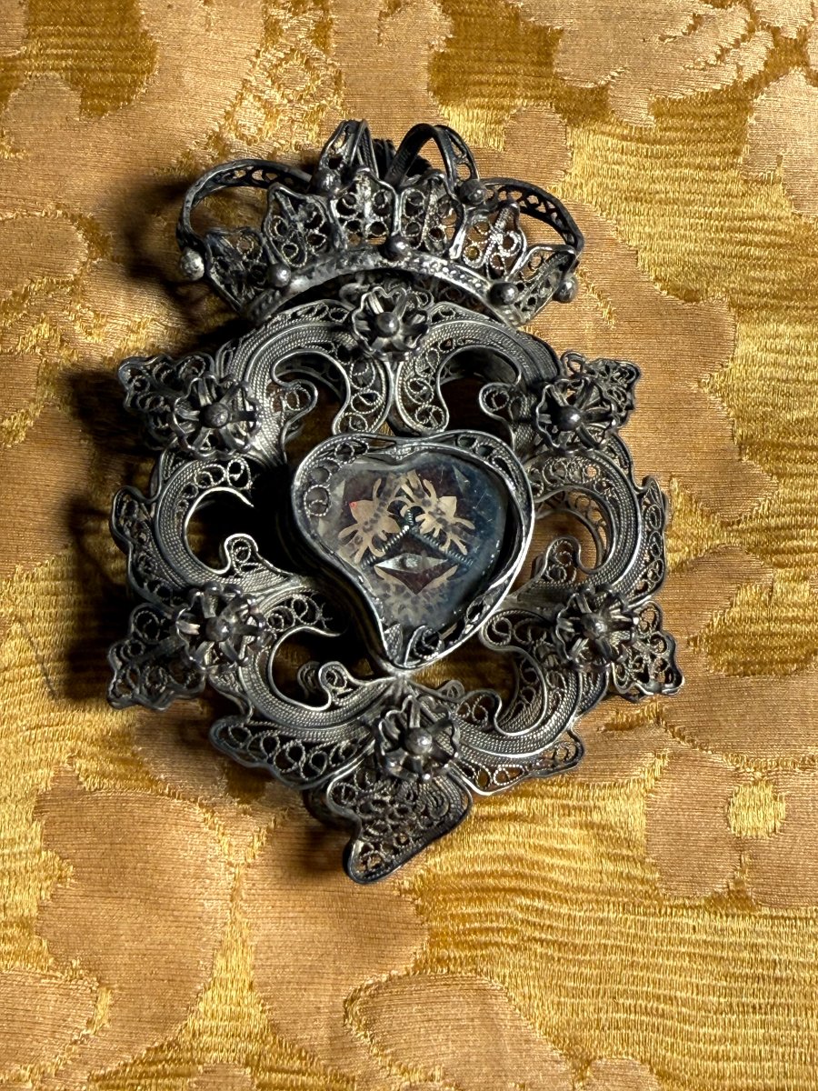 Reliquiario in filigrana d'argento del S.Presepe di N.S.G.C.
