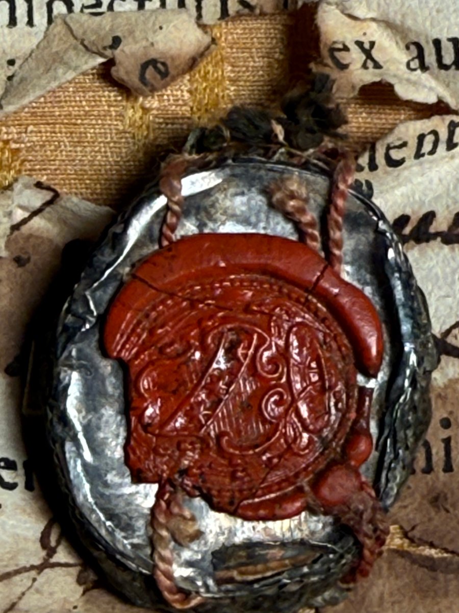 Reliquiario in argento di un frammento del bastone di S.Giuseppe  con sua bolla di autentica  -photo-2