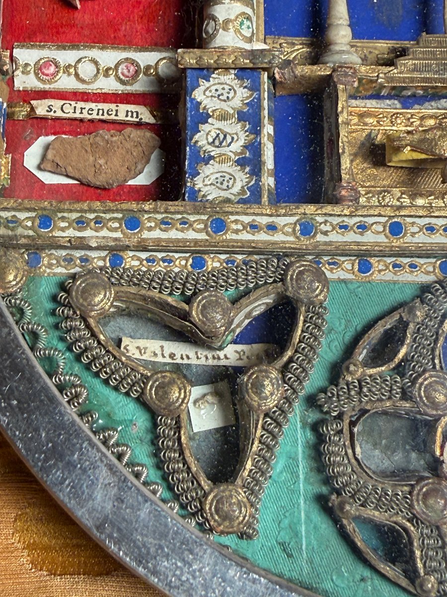 Reliquiario in argento di S.Francesco di Paola e altri 7 Santi  -photo-4