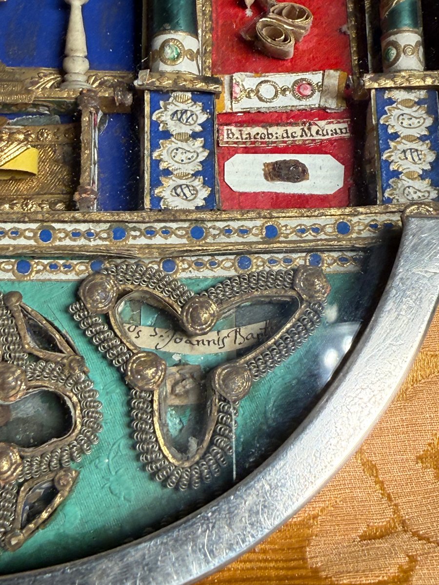 Reliquiario in argento di S.Francesco di Paola e altri 7 Santi  -photo-1