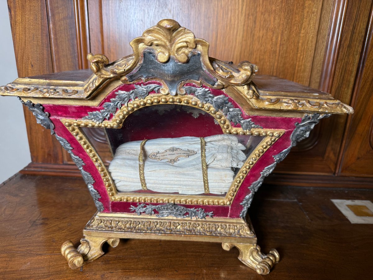 Urna con le reliquie di S.Filippo Neri, Teresa, Alessio, B.V.M. e Giuseppe 