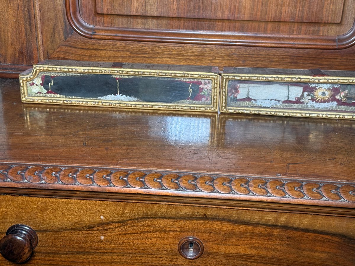 Reliquiario in legno sagomato  intagliato e dorato contenente delle reliquie della Beata Giovan-photo-1