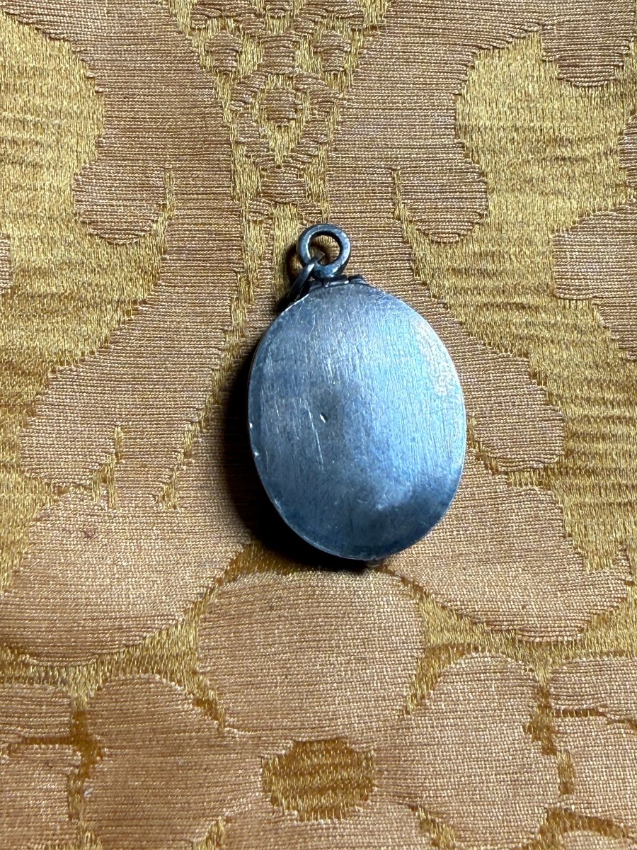 Teca in argento con chiusura con reliquia della S.Croce -photo-3