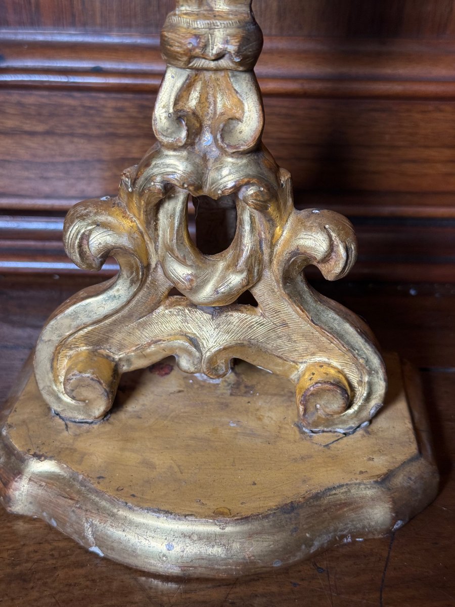 Reliquiario in legno intagliato e dorato contenente le reliquie del velo di Maria, S.Giuseppe, -photo-3