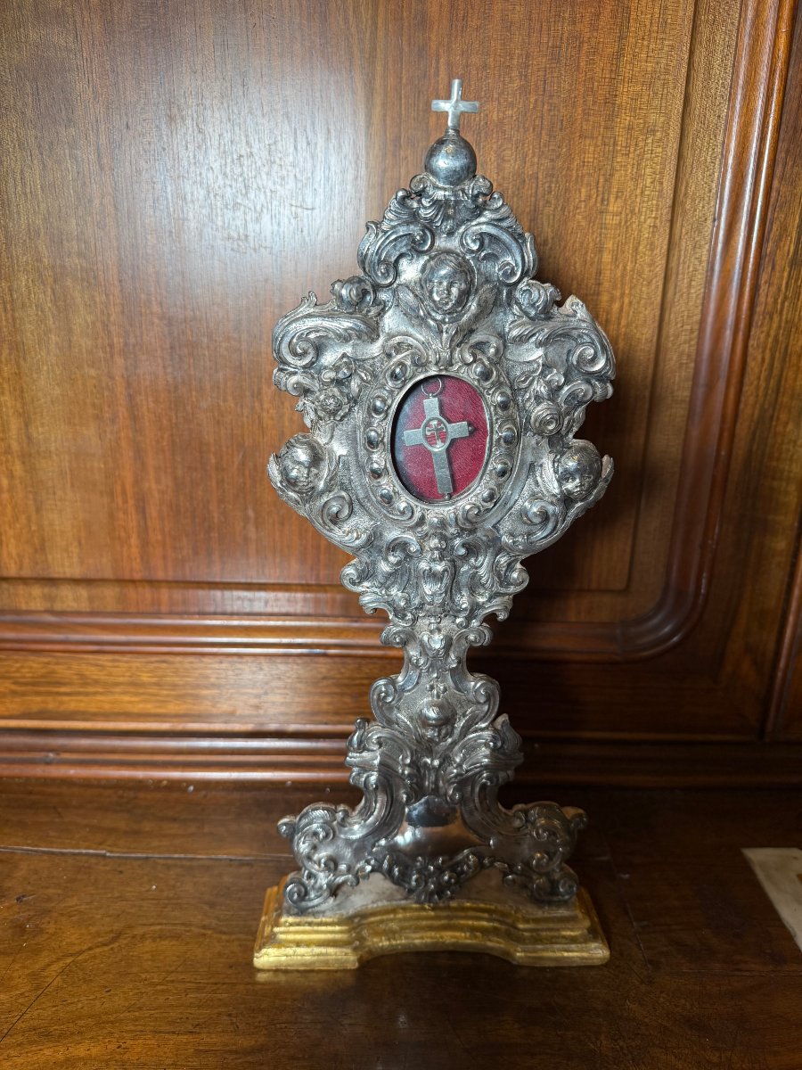 Reliquiario in argento della S.Croce